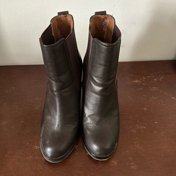 Loft | High Heeled Brown Boots Size 5.5 - Picture 1 of 10